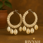 Load image into Gallery viewer, Coastal Charm Hoop Earrings
