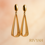 Load image into Gallery viewer, Rivyah Prism Dual-Tone Drop Earrings