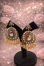 Load image into Gallery viewer, Royal Multicolor Drop Earrings
