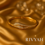Load image into Gallery viewer, Rivyah Luxe Serpentine Bangle