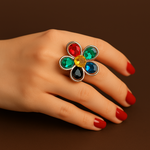 Load image into Gallery viewer, Spectrum Bloom Ring for women