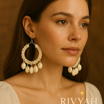 Load image into Gallery viewer, Coastal Charm Hoop Earrings