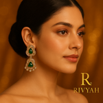 Load image into Gallery viewer, Emerald Radiance Earrings
