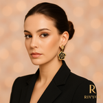 Load image into Gallery viewer, Golden Enamel Blossom Drops