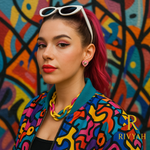 Load image into Gallery viewer, Rosy Halo Heart Crystal Stud Earrings