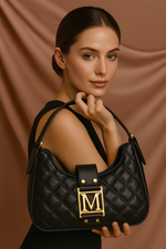 Load image into Gallery viewer, Black Shoulder Bag for women or Girls