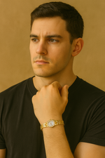 Load image into Gallery viewer, Regal Gold Luxe Wrist Bracelet