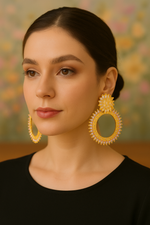 Load image into Gallery viewer, Hoop Earrings for Women or girls - Rivyah
