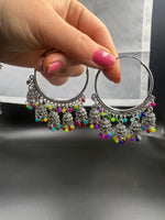 Load image into Gallery viewer, Multicolor Oxidised Bali for Women