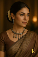 Load image into Gallery viewer, Antique Grace Oxidized Silver Set