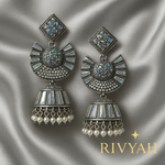 Load image into Gallery viewer, &quot;Starlit Glimmer Jhumkas&quot;
