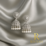 Load image into Gallery viewer, Pearl Cascade Jhumkas for women
