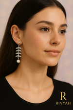 Load image into Gallery viewer, Pearl Drop Earrings for women

