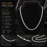 Load image into Gallery viewer, Men’s Silver Chain – Classic &amp; Stylish Statement Necklace (Thick)