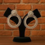 Load image into Gallery viewer, Regal Sunburst Hoop Earrings - Rivyah
