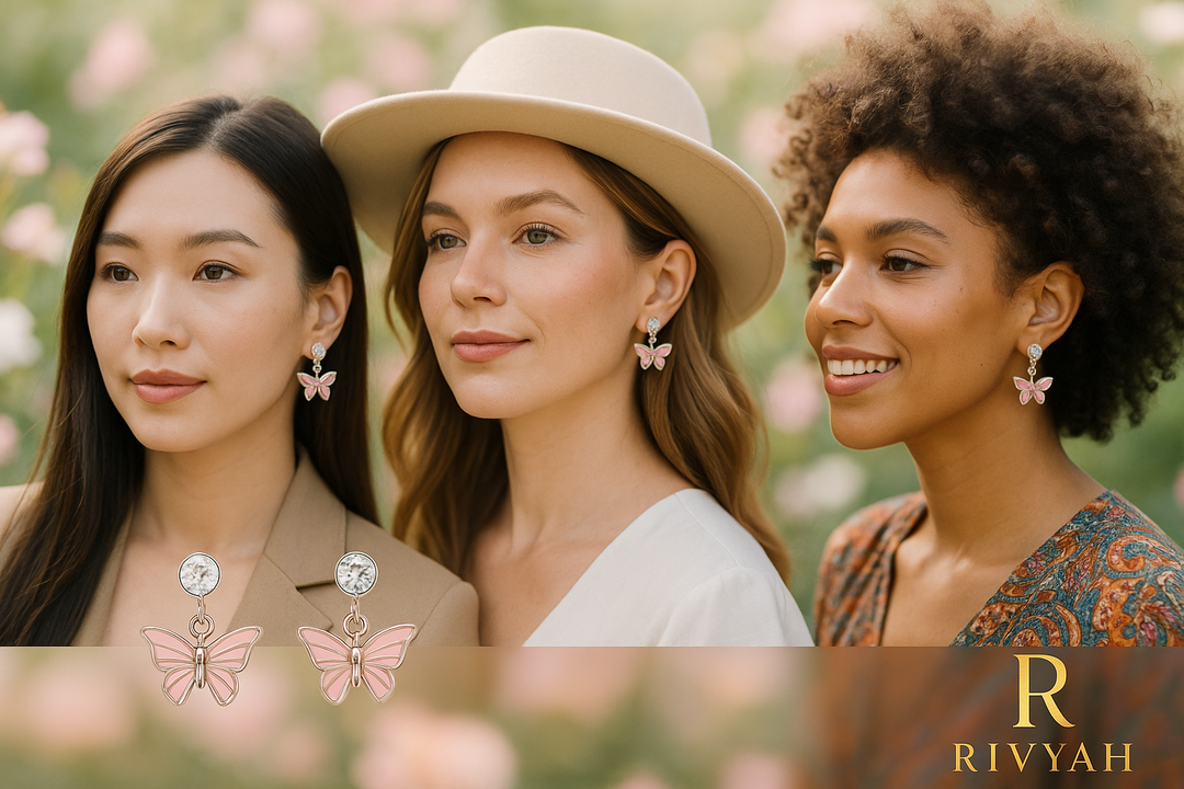 Blossom Flutter Butterfly Drop Earrings