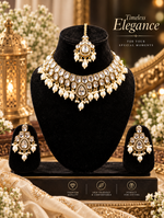 Load image into Gallery viewer, Timeless Kundan Pearl Bridal Set
