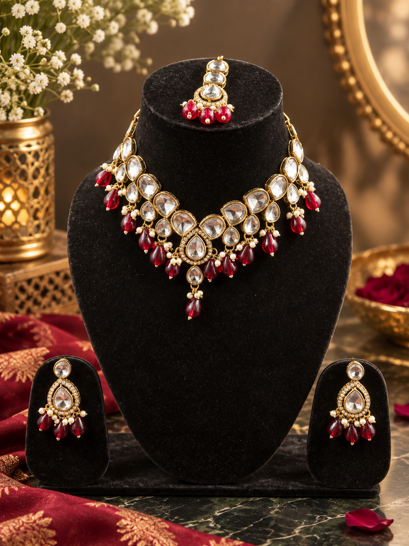 Timeless Elegance – Kundan Necklace Set