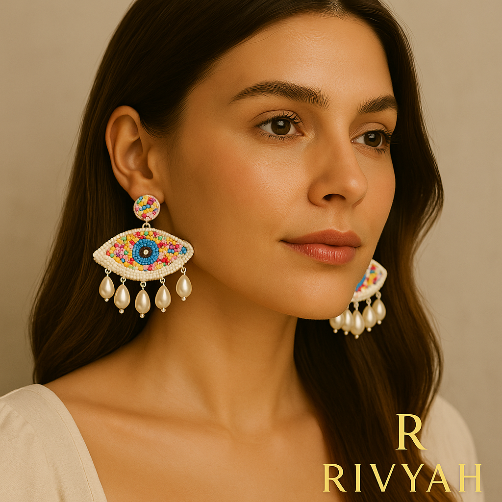 Mystic Eye Beaded Earrings