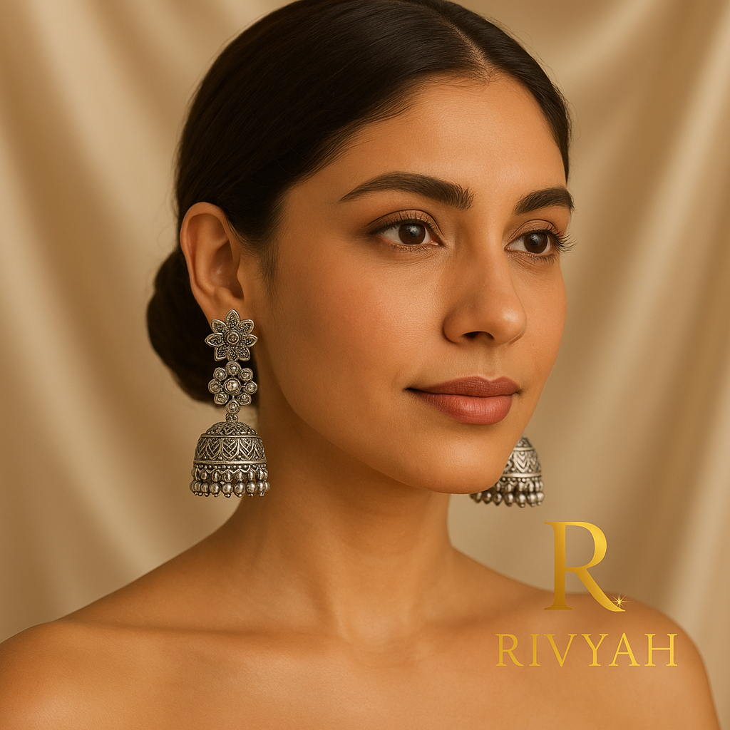 Floral Finesse Jhumkas
