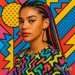 Load image into Gallery viewer, Rivyah Prism Dual-Tone Drop Earrings
