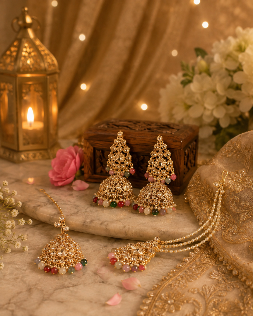 Royal Golden Bridal Jewelry Collection
