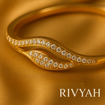 Load image into Gallery viewer, Rivyah Luxe Serpentine Bangle
