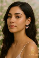 Load image into Gallery viewer, Blossom Flutter Butterfly Drop Earrings
