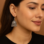 Load image into Gallery viewer, Sparkling Dome Jhumkas for women
