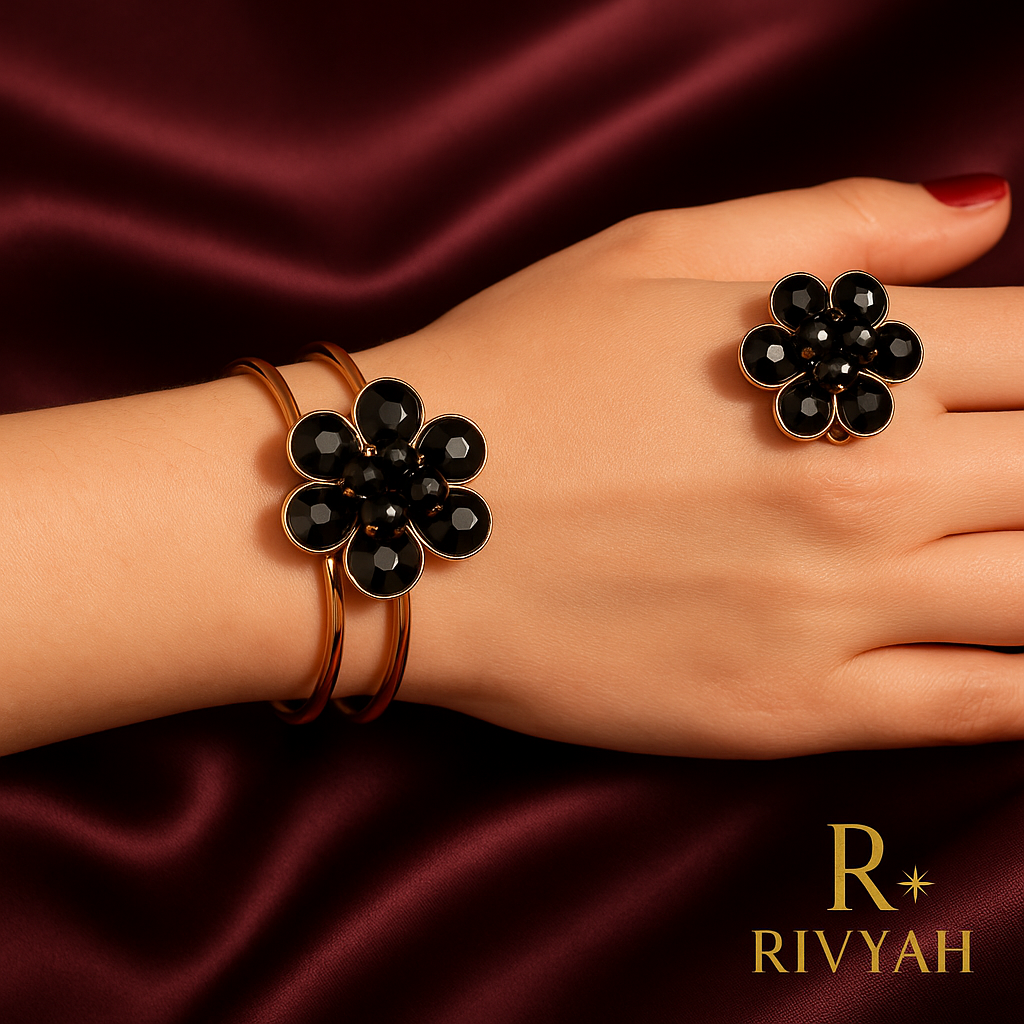 Beautiful bracelet with Ring combo for women