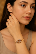 Load image into Gallery viewer, Enchanted Leaf Bloom Bracelet
