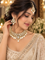 Timeless Kundan Pearl Bridal Set