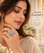 Load image into Gallery viewer, Elegant CZ Statement Ring for Women | Rivyah Studio