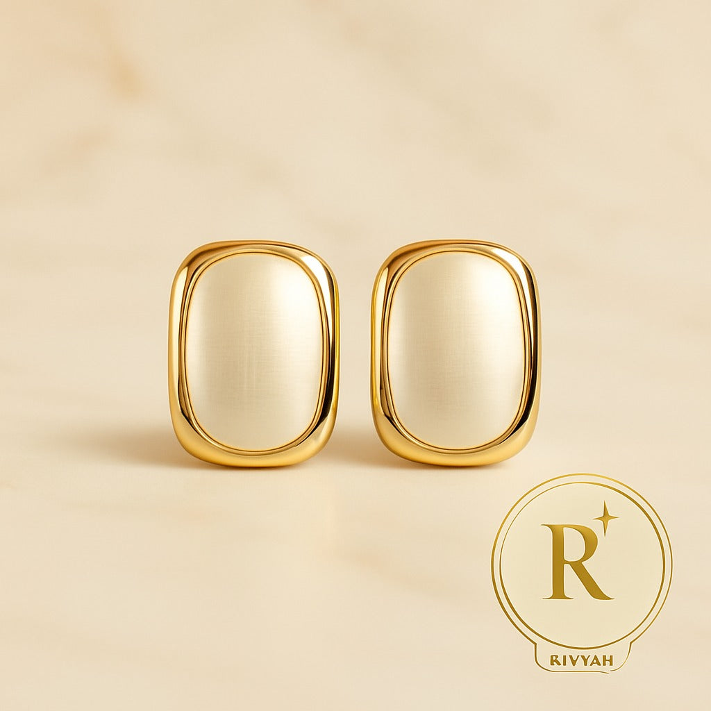 Ivory Cove Enamel Studs