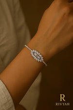 Load image into Gallery viewer, Radiant Bloom Diamond Tennis Bracelet
