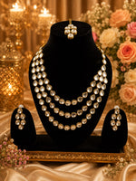Load image into Gallery viewer, Royal Pearl Layered Necklace Set
