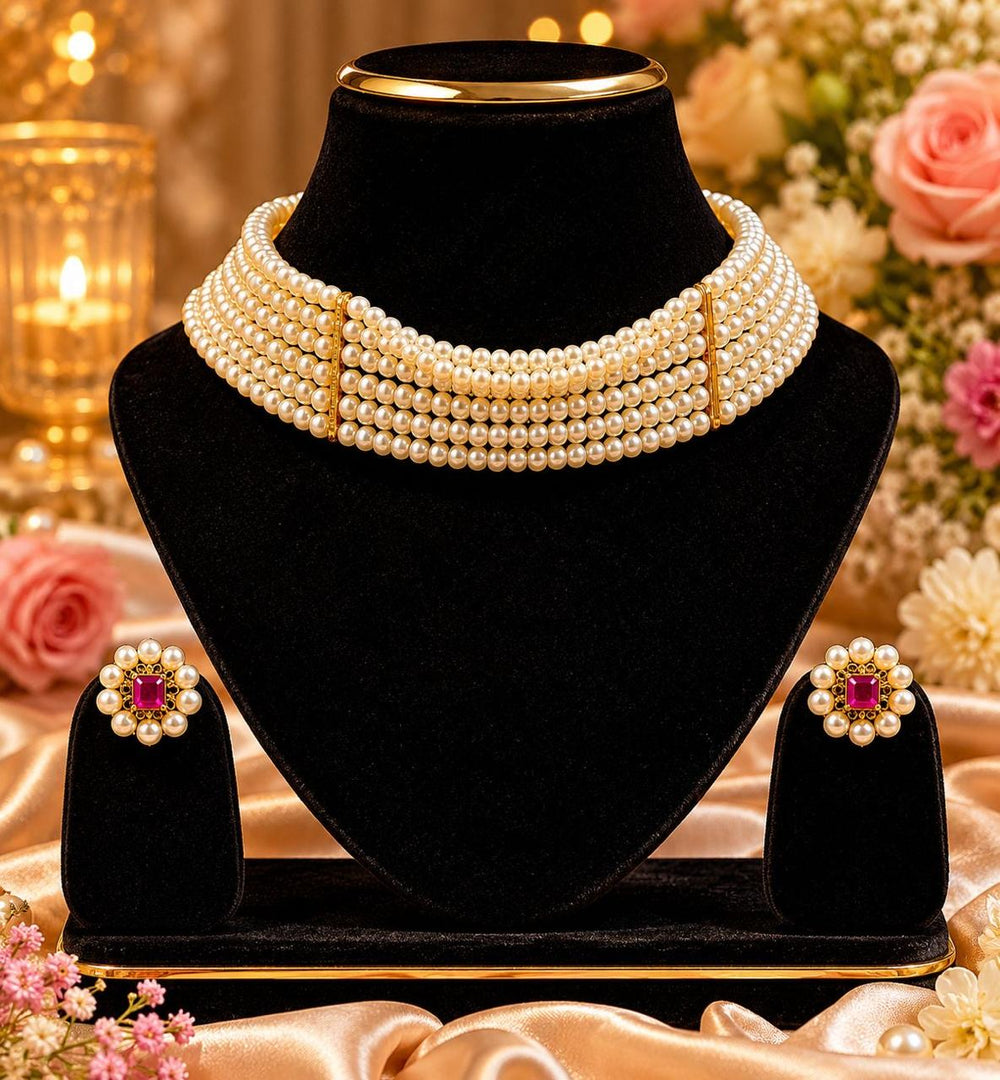 Pearl Choker Necklace