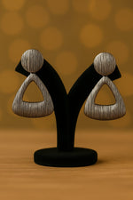 Load image into Gallery viewer, Matte Geometry Statement Earrings for women - Rivyah
