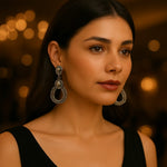 Load image into Gallery viewer, Oxidised Earrings For Women - Rivyah
