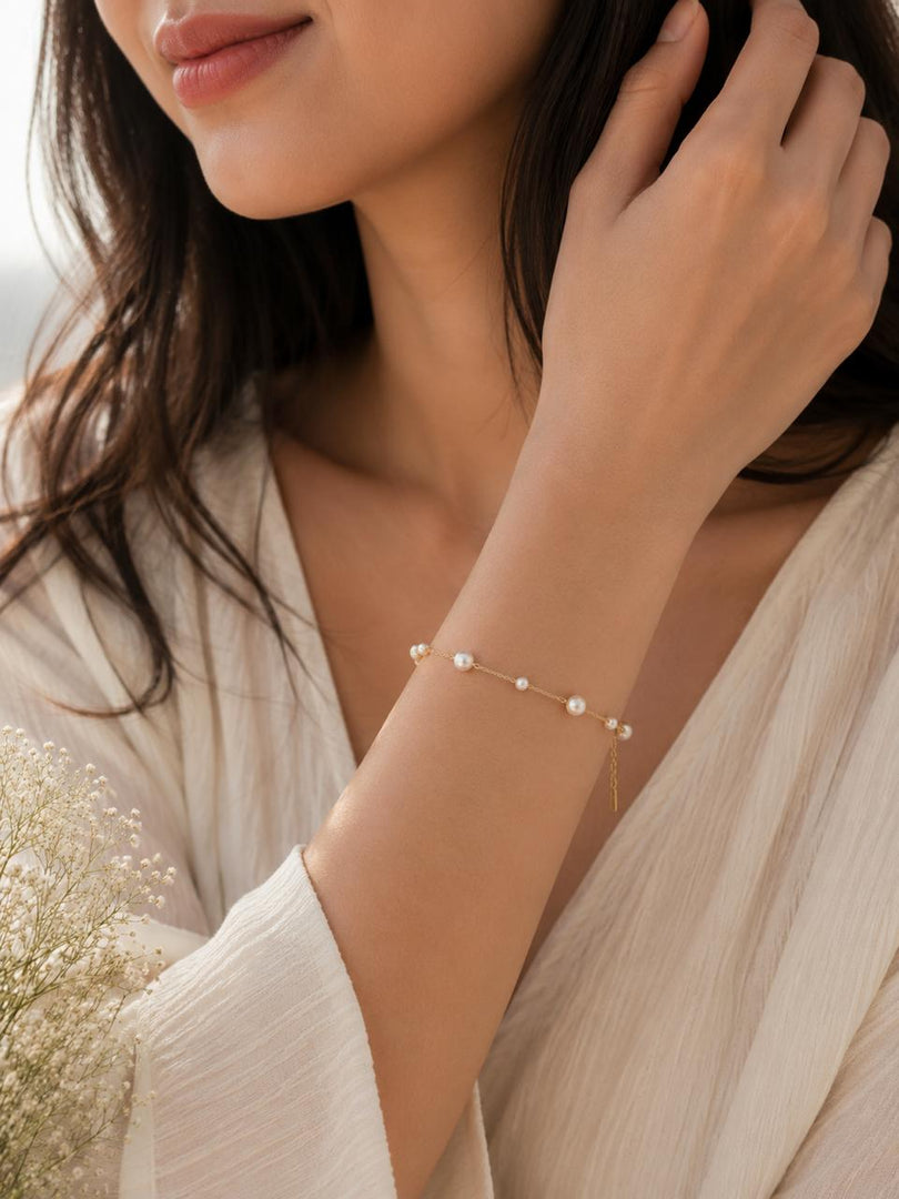 Pearl Chain Bracelet for Women