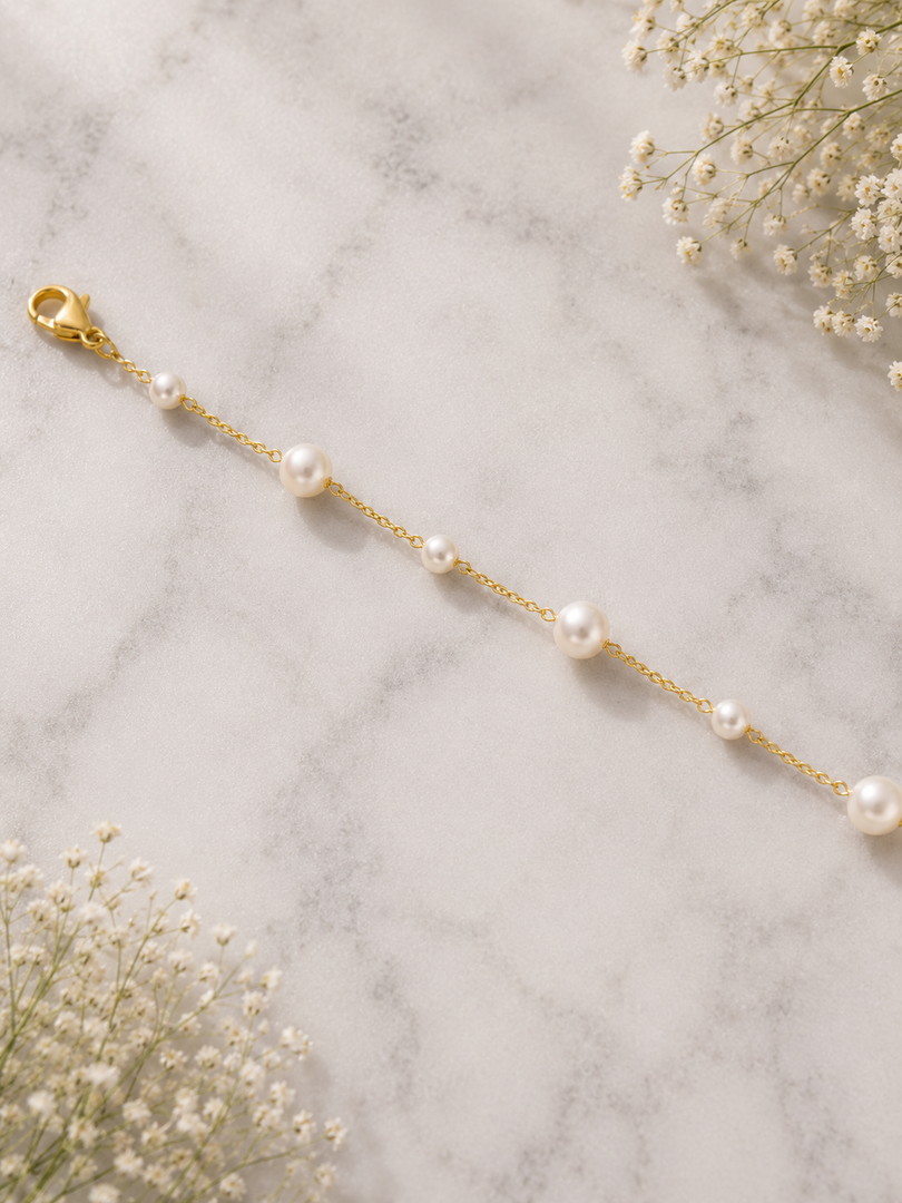Pearl Chain Bracelet for Women